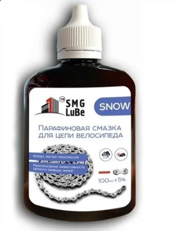 Смазка SMG LuBe SNOW, для цепи , зимняя, парафиновая, 100 мл