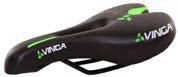 

Седло велосипедное VINCA SPORT, 275*145мм с вентиляционным отверстием, Snooker, VS 104, Черно-зеленый