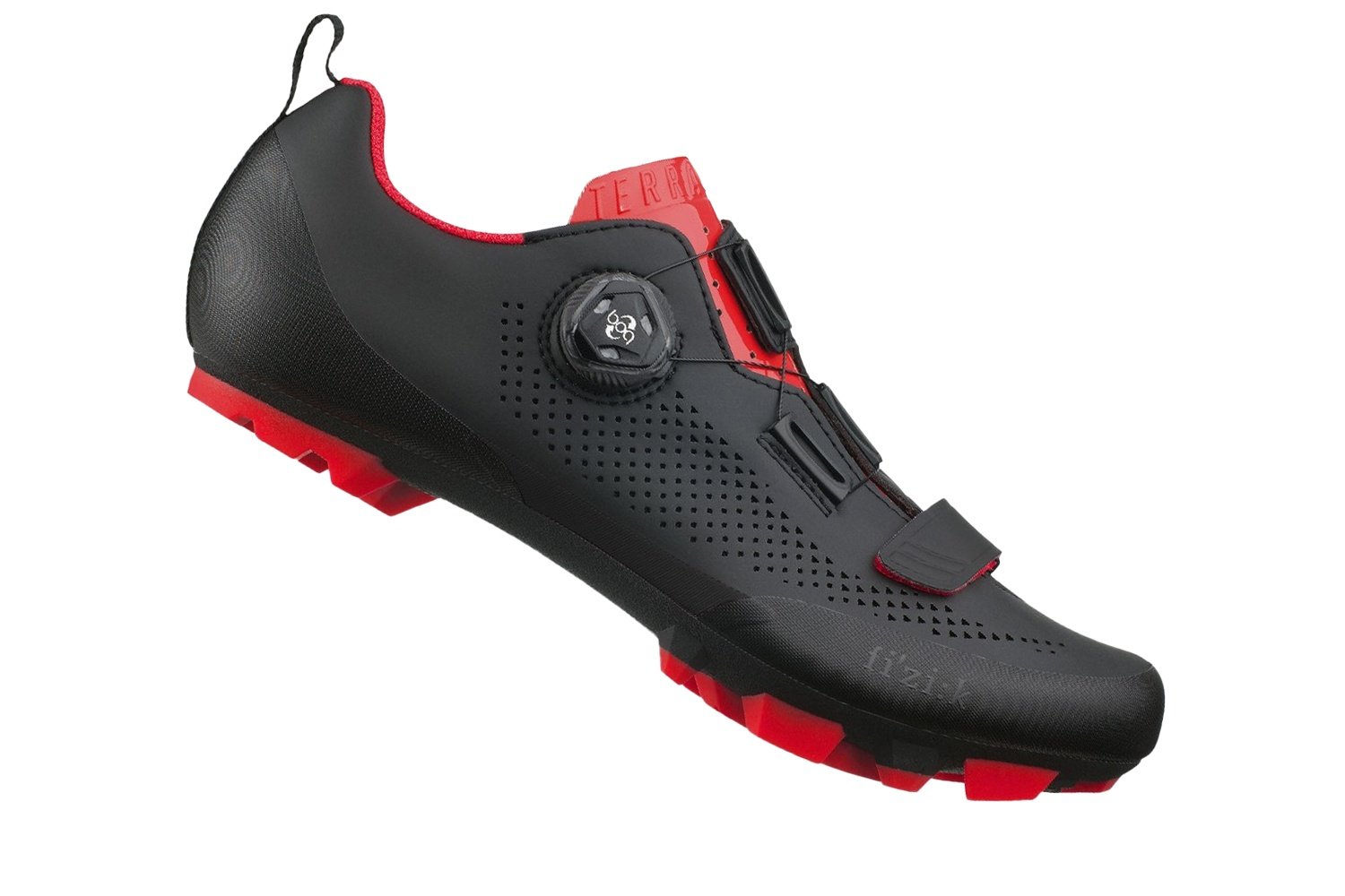 

Велотуфли MTB Fizik X5 TERRA, черный/красный, X5TERRA18