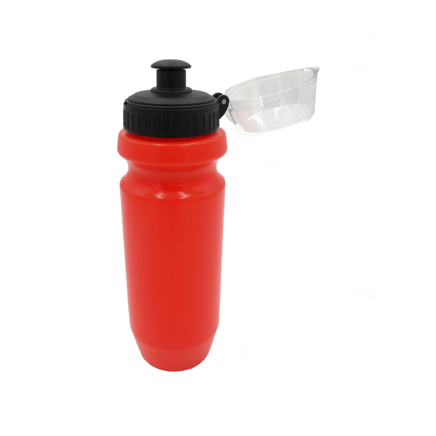 фото Фляга велосипедная tc-bt38, 570мл, пластик, с клапаном и защитным колпачком, красная, с лого stark