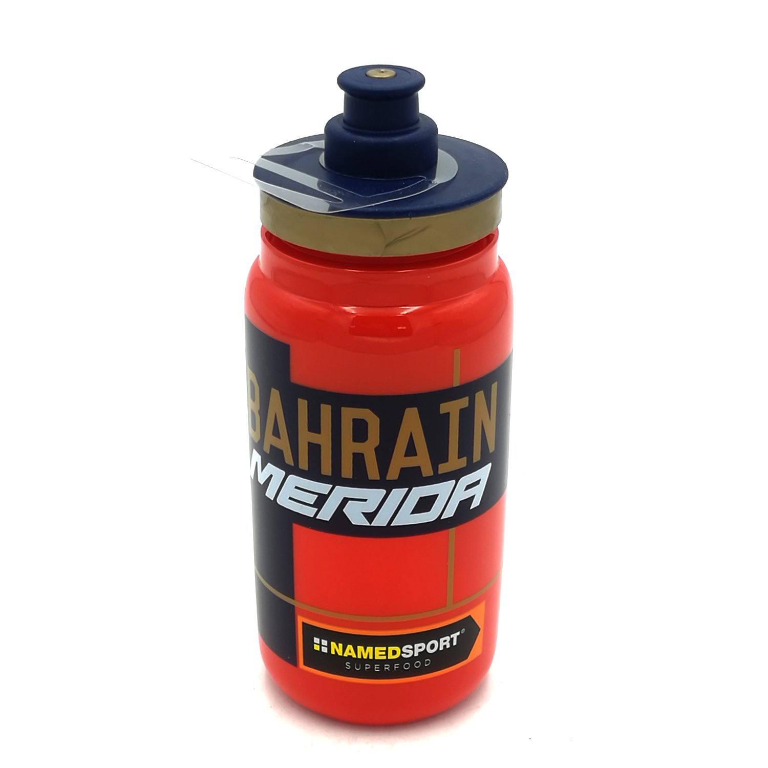 

Фляга велосипедная Elite Fly Bahrain-Merida, 550 мл, пластик, красно-черный, EL01604164, Красный