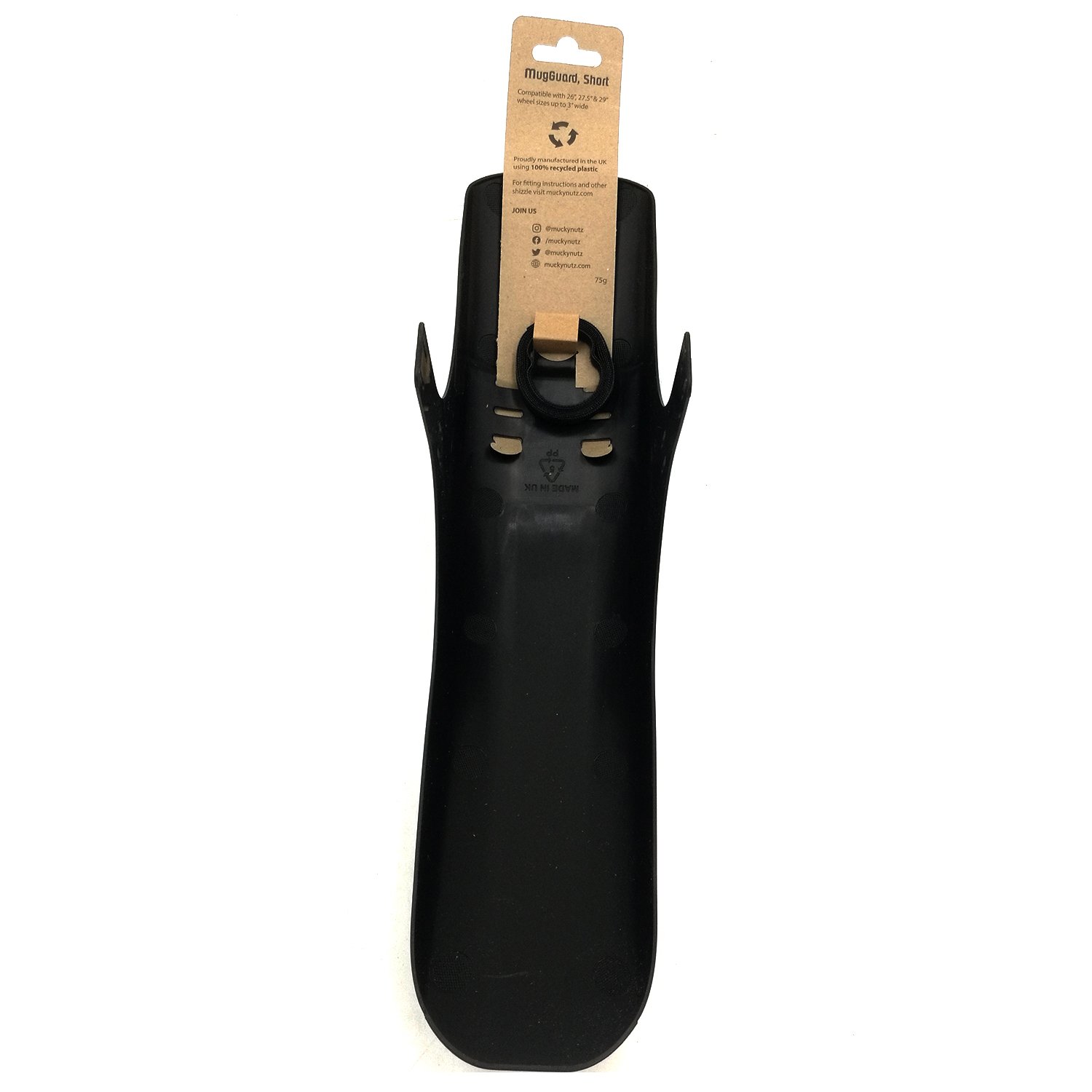 фото Крыло переднее mucky nutz mud guard, short, black, mn0156