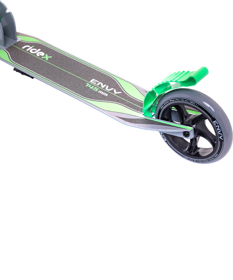 Самокат RIDEX Envy, детский, складной, двухколесный, 145 мм, зеленый, цвет зелёный УТ-00231660 - фото 4