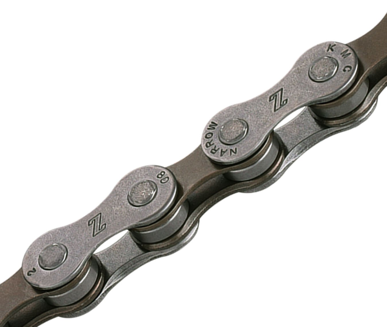 

Цепь велосипедная KMC, 7 скоростей, 1/2"X3/32"Х116, серая/коричневая, KMC Z7 OEM