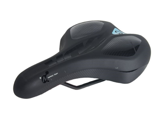 

Седло велосипедное DDK, фитнесс комфорт, 280х170 мм, D-153 MF, Черный