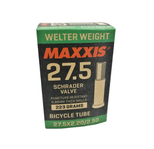 Камеры для велосипеда Камера Maxxis Welter Weight, 27.5x2.2/2.5, ниппель Schrader, автониппель IB75098000
