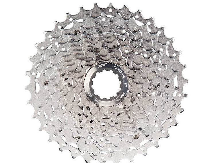 

Кассета велосипедная Shimano CS-M771-10, Deore XT, 10 скоростей, 11-34, Ni-Plated (KCSM77110134