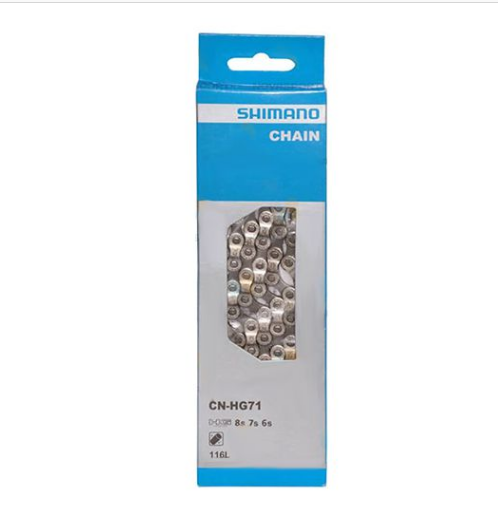 

Цепь велосипедная Shimano CN-HG 71, 6/7/8 скоростей, 116 звеньев, ECNHG71T116I