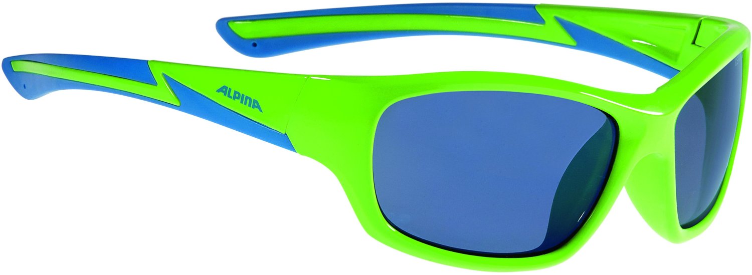 Очки велосипедные  Alpina FLEXXY YOUTH, детские, neon green-blue, A8564371 УТ-00074498 - фото 1