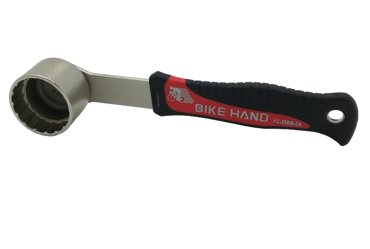 Съемник каретки BikeHand, с ключом нижнего кронштейна, чёрный, с ручкой, YC-29BB-2A съемник каретки bikehand yc 32bb shimano bb9000 серебристый 6 150032