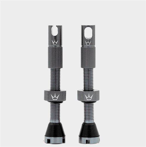 

Ниппель бескамерный Peaty's Chris King (MK2) Tubeless Valves, 42mm, 2 штуки, Slate, PTV2-42-SLT-12
