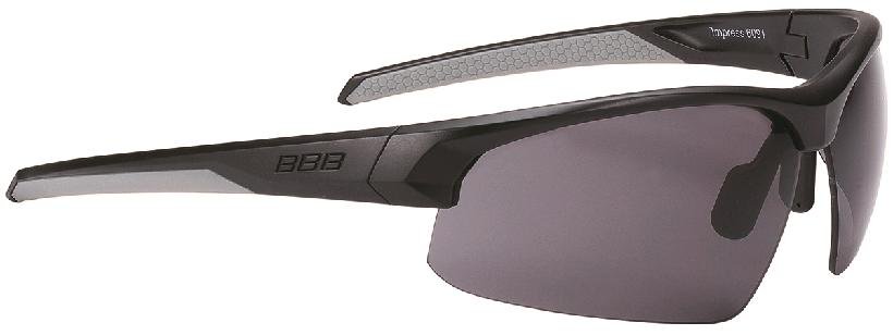 Очки велосипедные BBB Impress PC, smoke lens черный, BSG-60D очки велосипедные bbb impress pc smoke red lenses матовый bsg 58