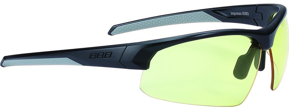 Очки велосипедные BBB Impress PC, yellow lens 1pcs / 12пар черный, BSG-60D очки велосипедные bbb impress ph glossy red bsg 58ph