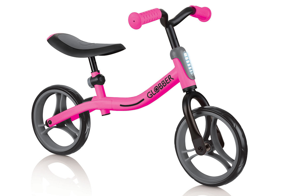 фото Беговел globber go bike, розовый, 610-110