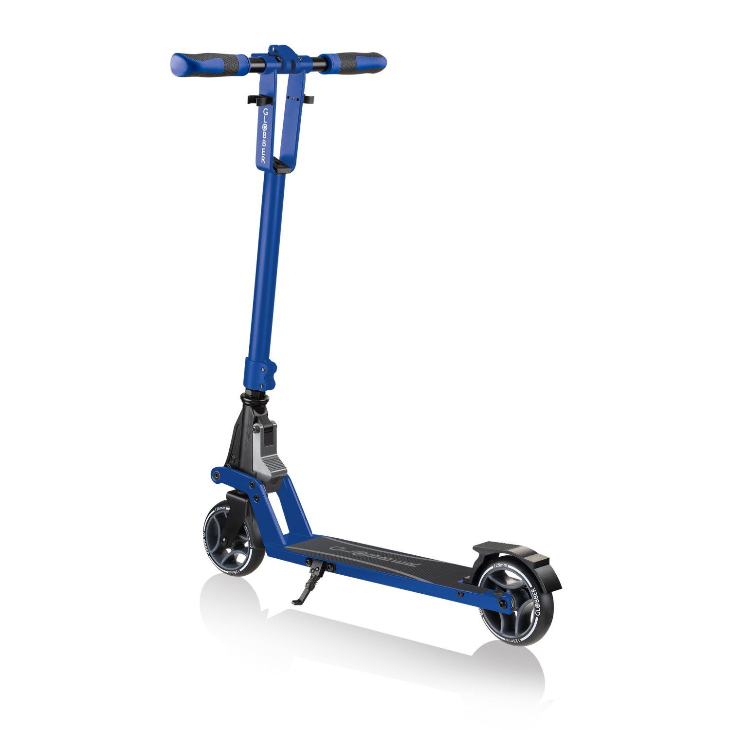 фото Самокат globber one k 125, складной, подростковый, двухколесный, нагрузка до 100 кг, синий, 670-100