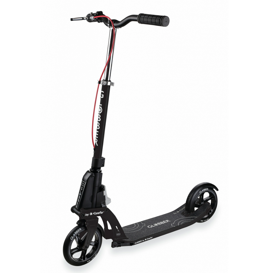 

Самокат Globber ONE K ACTIVE BR, складной, двухколесный, с ручным тормозом, до 100 кг, черный, 498-190, Чёрный