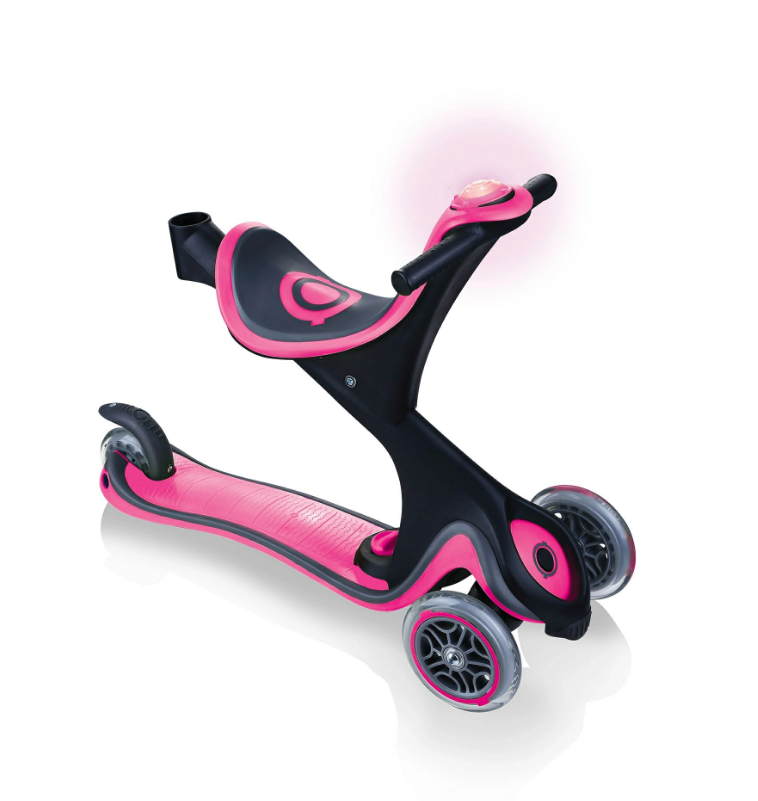 фото Самокат globber evo comfort play (5 in 1), детский, трансформер, розовый, 463-110