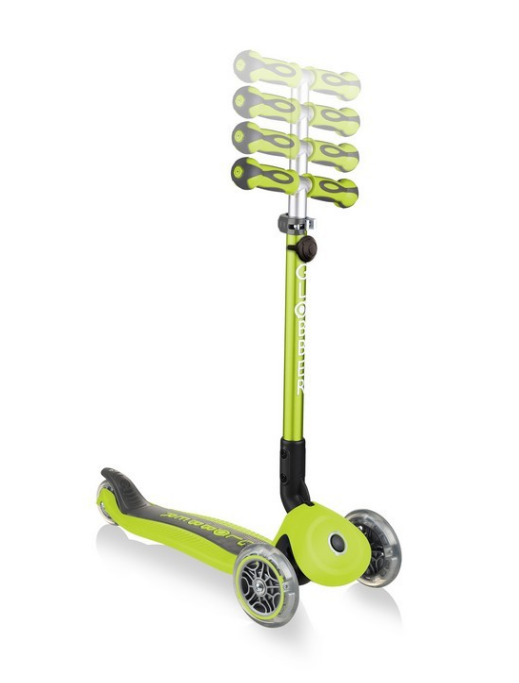 фото Самокат globber go up deluxe play light, детский, трансформер, трехколесный, складной, зеленый, 648-106