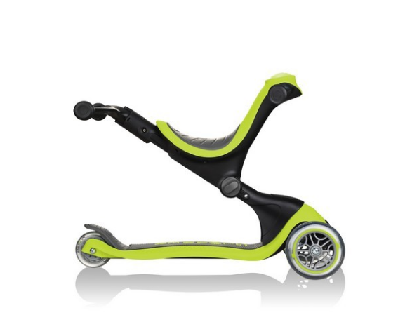 фото Самокат globber go up deluxe play light, детский, трансформер, трехколесный, складной, зеленый, 648-106