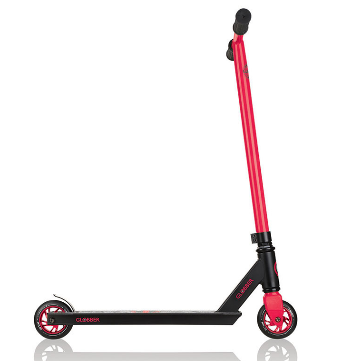 фото Самокат globber gs 360°, трюковый, двухколесный, нагрузка до 100 кг, красный, 620-102