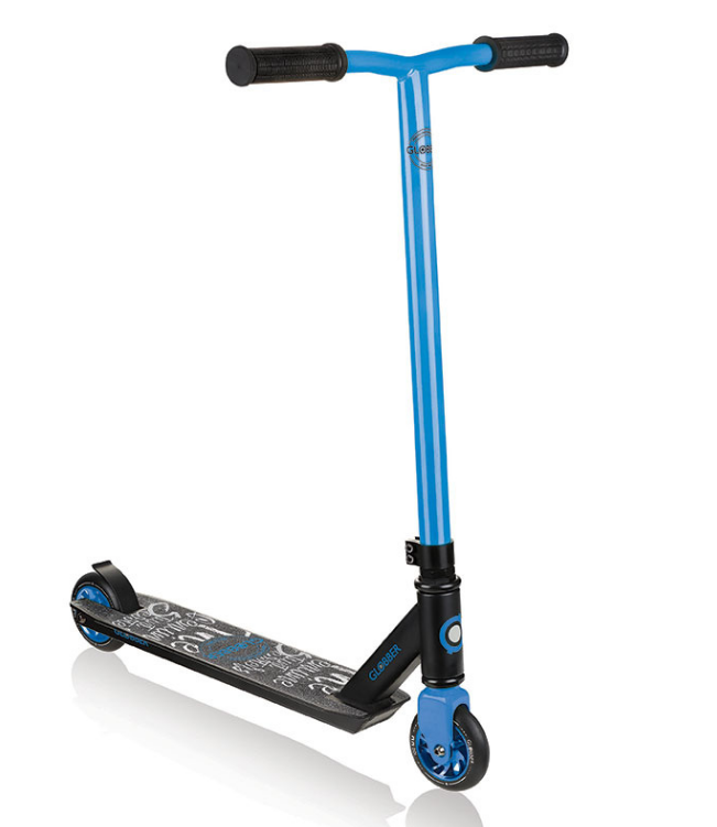 фото Самокат globber gs 360°, трюковый, двухколесный, нагрузка до 100 кг, синий, 620-100