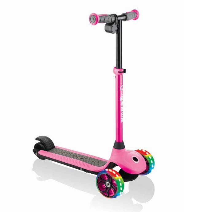

Электросамокат Globber E-MOTION E4, детский, трехколесный, розовый, 655-110