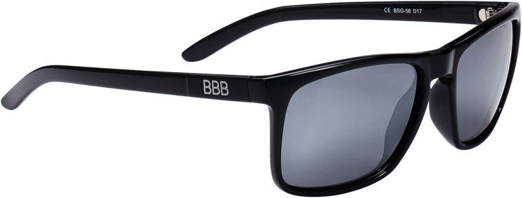 Очки велосипедные BBB, солнцезащитные, Town PZ PC mirror polarised lenses, черный, BSG-56