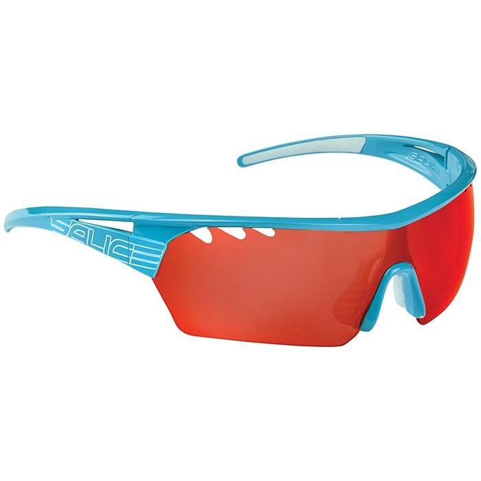 Очки велосипедные Salice, 006RW TURQUOISE/RW RED