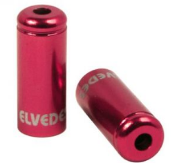 Колпачок для рубашки переключения ELVEDES, Ø4,2мм. Материал: алюминий. Цвет: красный, ELV2012010