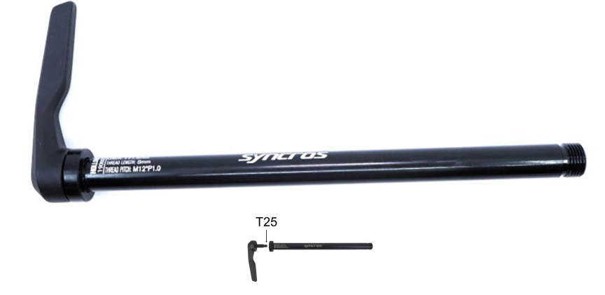 Ось велосипедная Syncros RWS rear, задняя, 148x12 boost plug T25, ES277033-9999 коннектор scott для трубки велогидранта plug and play 205991