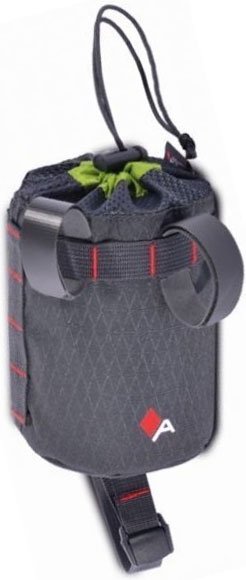 Сумка велосипедная ACEPAC Flask bag, на руль, под флягу, grey, 115322 кожух на руль велосипедный acepac bar harness для баула grey 139021
