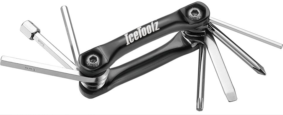 

Мультитул Ice Toolz, шестигранники 3x4x5x6x8, отвёртки +/- и торксы т-25, 91B5