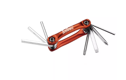 

Мультитул Ice Toolz, шестигранники 3x4x5x6, отвёртки +/- и торксы т-25, 91B4