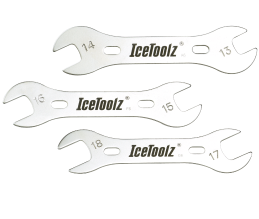 

Ключ конусный Ice Toolz, с рукояткой, 13/14mm+15/16mm+17/18mm, 37X3