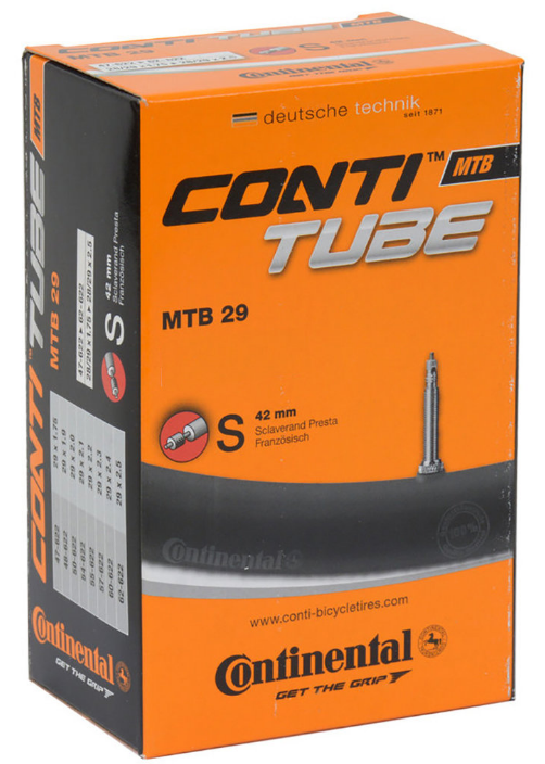 

Камера велосипедная Continenta,l MTB, Wide, 29", RE [65-622->70-622], S42, 180034