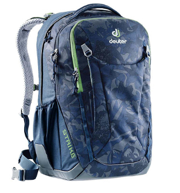 Велорюкзак Deuter Strike, детский, 20 л, midnight lario, 3830019_3051 велорюкзак deuter fox детский 40 л ocean midnight 3613118 3033