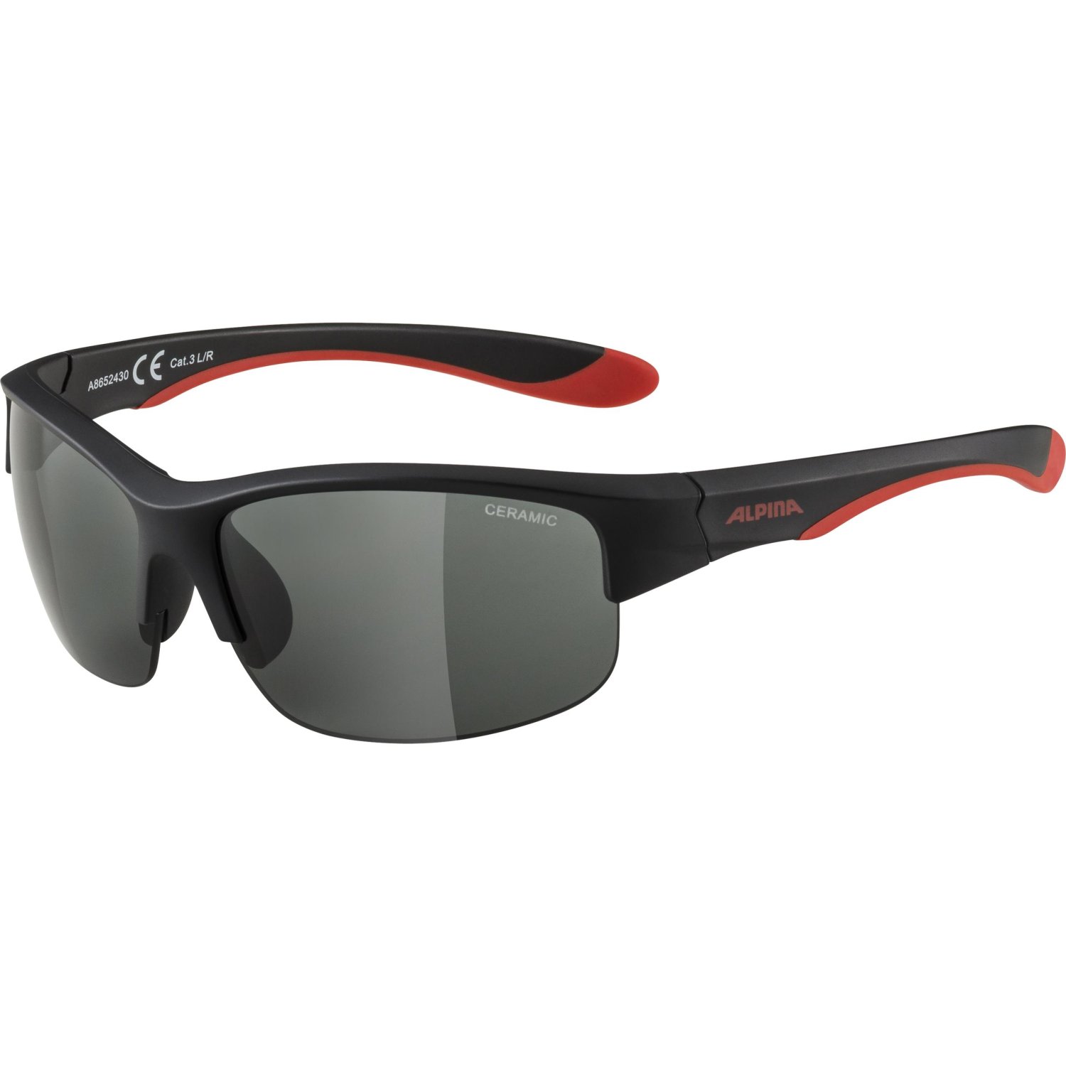 Очки велосипедные Alpina Flexxy Youth HR, солнцезащитные, детские, Black Matt Red/Black, A86524_30 солнцезащитные очки hipsterkid форма авиатор