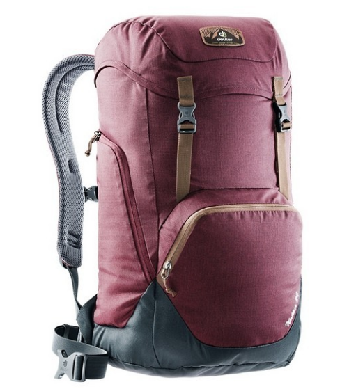 Велорюкзак Deuter Walker, 24 л, maron-midnight, 3810717_5323 велорюкзак deuter walker 24 л maron granite 3810717 5424