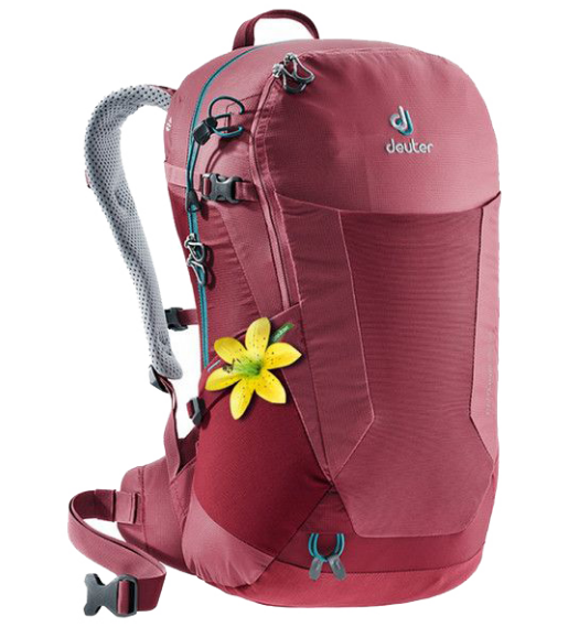 Велорюкзак Deuter Futura SL, 22 л, cardinal-cranberry, 3400018_5526 велорюкзак deuter futura sl женский 22 л cardinal cranberry 3400018 5526