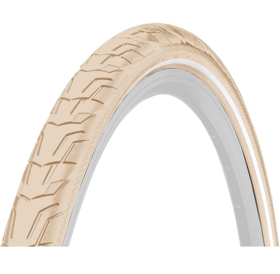 

Велопокрышка Continental RIDE City, 26 x 1.75, (47-559), Reflex, ExtraPuncture Belt, 3/180TPI, кремовый, 101652