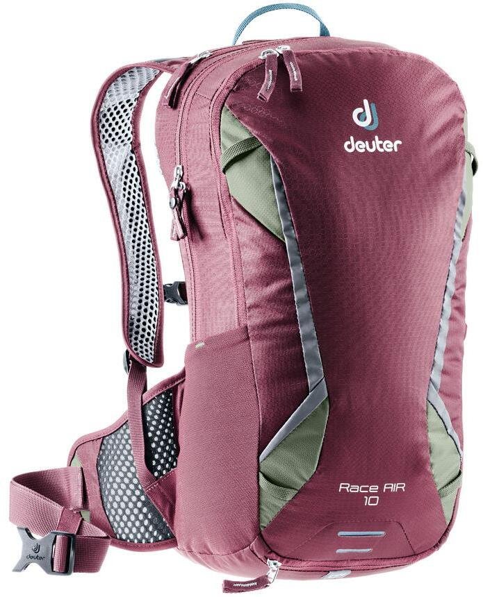 Велорюкзак Deuter Race Air, 10 л, Maron/Khaki, 2020, 3207218_5206 велорюкзак deuter race air 10 л bay midnight 3207218 3100