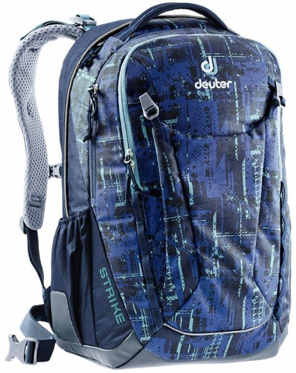 Велорюкзак Deuter Strike, детский, 30 л, navy crash, 2020, 3830019_3052 велорюкзак deuter strike детский 20 л midnight lario 3830019 3051