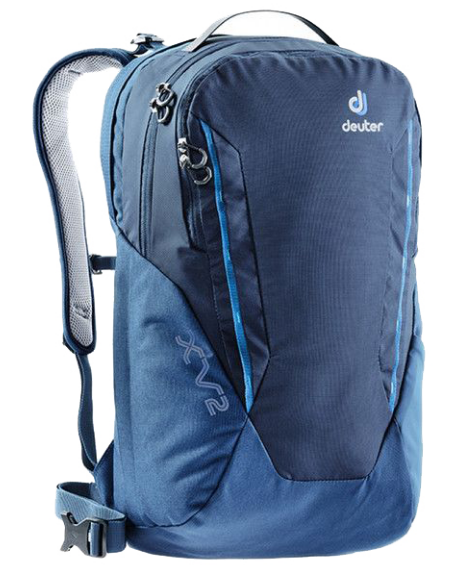 Велорюкзак Deuter XV 2, 19 л, navy-midnight, 3850218_3379 велорюкзак deuter act trail sl женский 28 л turquoise midnight 3440215 3312