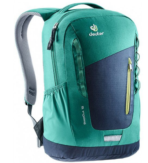 Велорюкзак Deuter StepOut, 16 л, navy-alpinegreen, 3810315_3231 велорюкзак deuter futura 30 sl для женщин 66х30х21 30 3 л зеленый 34244 2415