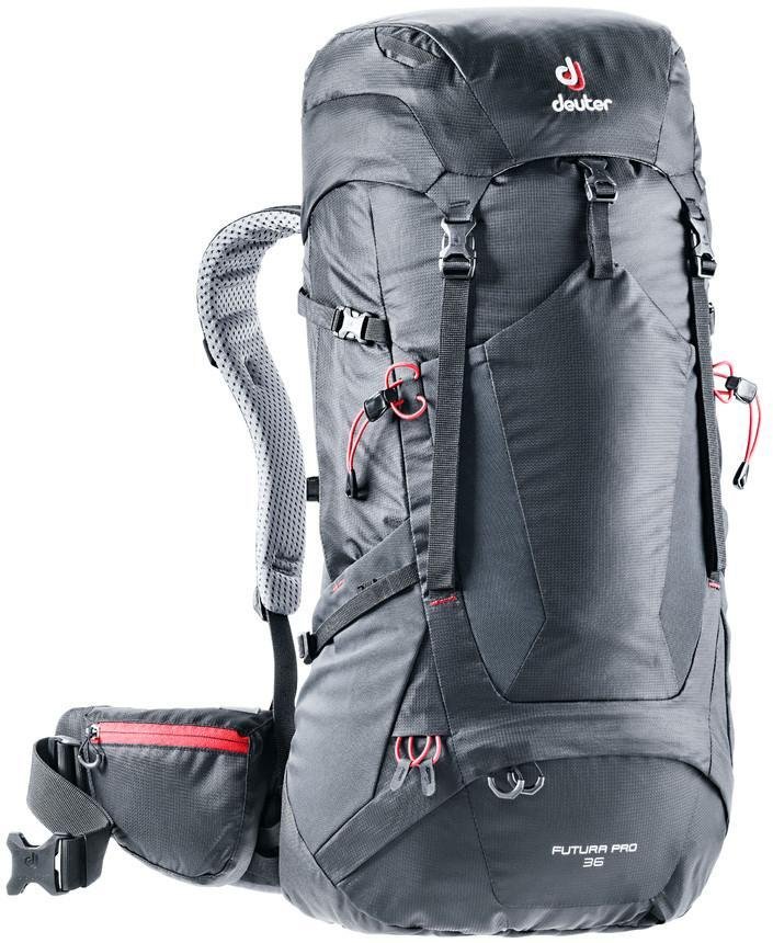 Велорюкзак Deuter Futura PRO, 36 л, Black, 2020, 3401118_7000 кольца для треккинговых палок c a m p backcountry basket small