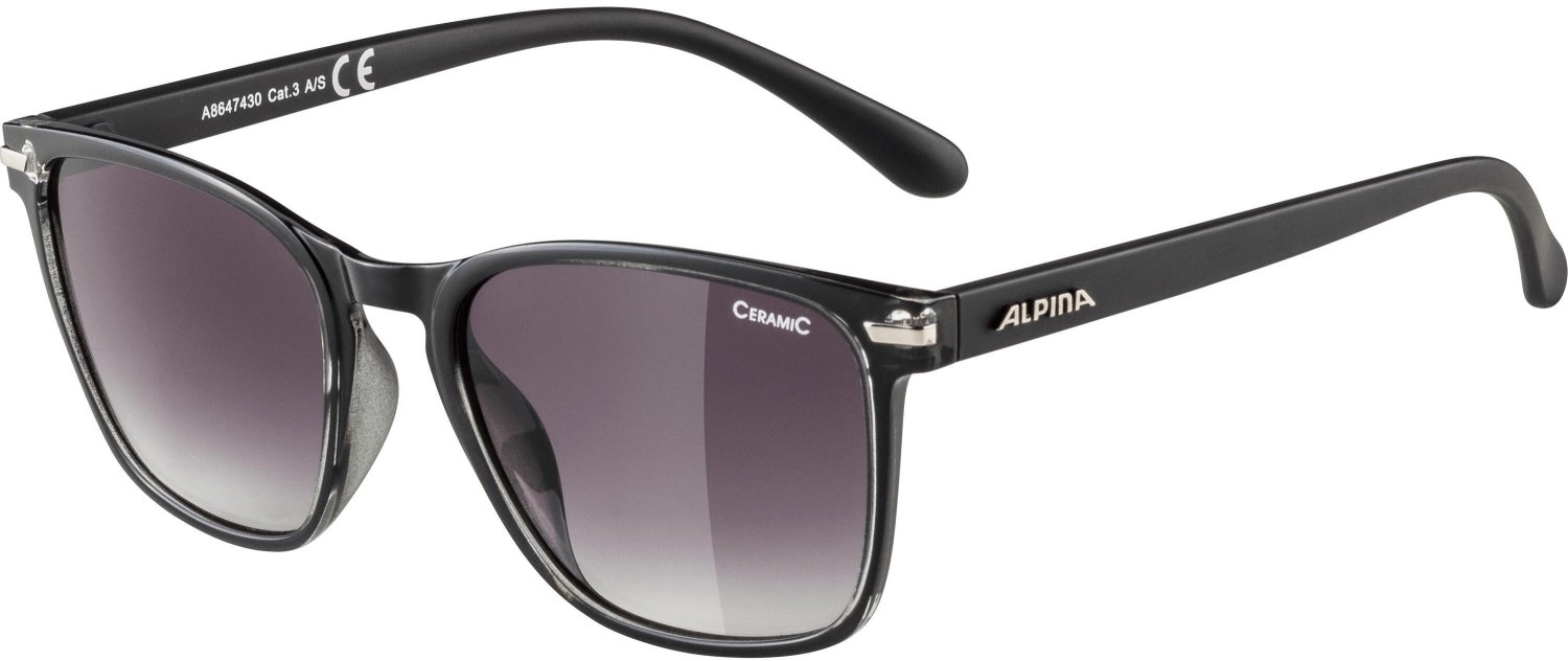 Очки велосипедные Alpina Yefe, солнцезащитные, Black/Black Gradient, A8647430