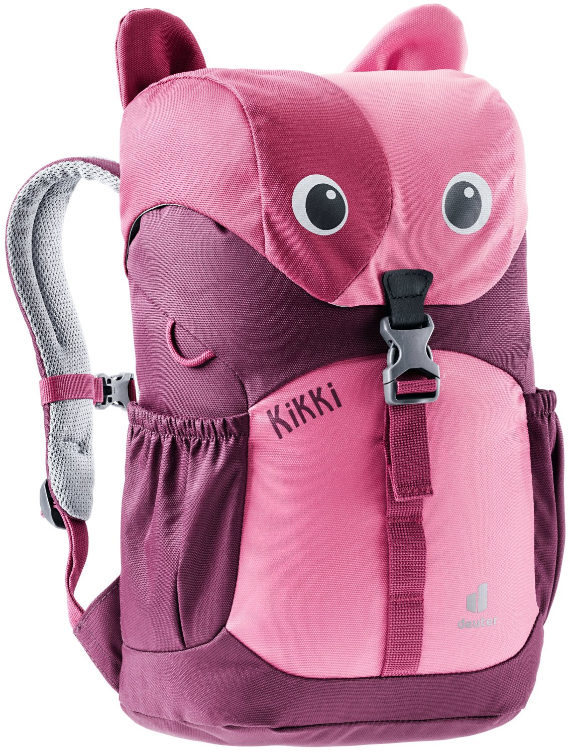 Велорюкзак Deuter Kikki, детский, 8 л, Hotpink/Maron, 2020-21, 3610421_5566 велорюкзак deuter schmusebär детский 8 л magenta hotpink 3612020 5546