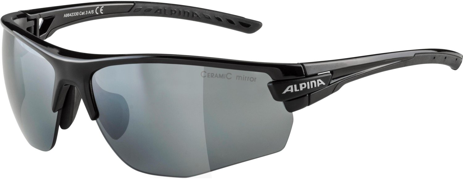 Очки велосипедные Alpina Tri-Scray 2.0 HR, Black/Black Mirror+Clear+Orange Mirror, A8642330