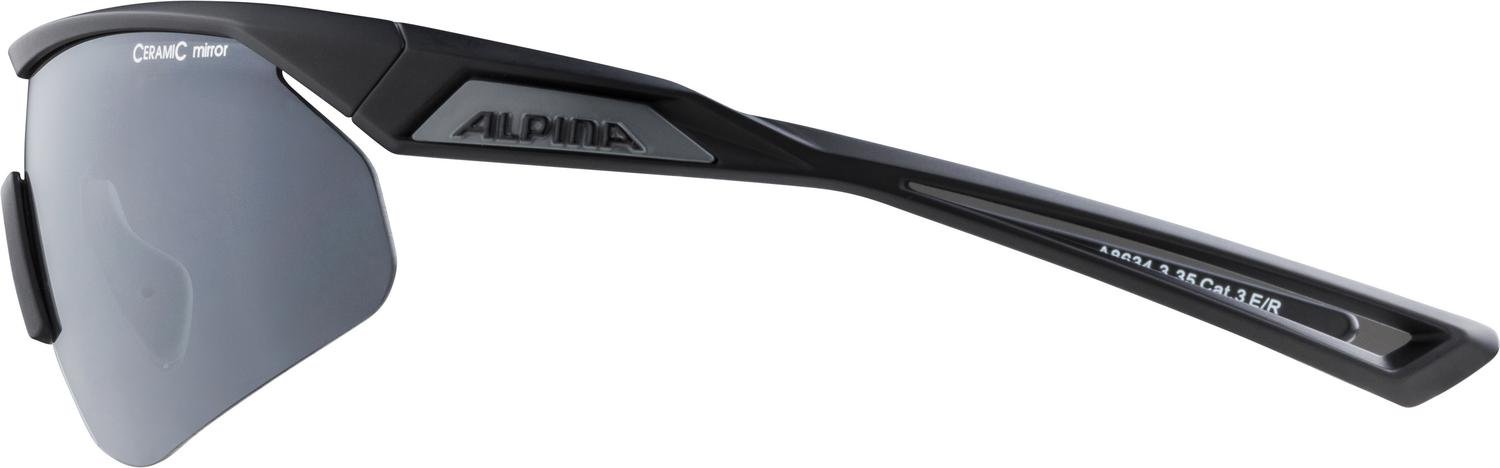 фото Очки велосипедные alpina nylos shield, black matt/black mirror, a86343_35
