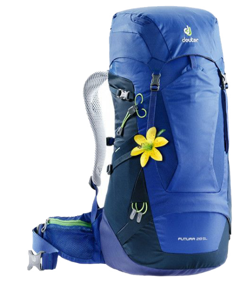 Велорюкзак Deuter Futura SL, женский, 28 л, indigo-midnight, 3400618_3389 велорюкзак deuter act trail sl женский 28 л turquoise midnight 3440215 3312